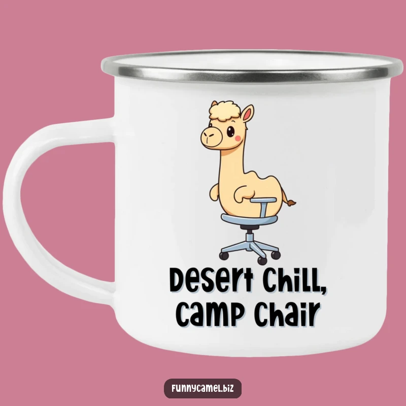 Funny Camel Office Chair Camping Mug: Office Escape Gift