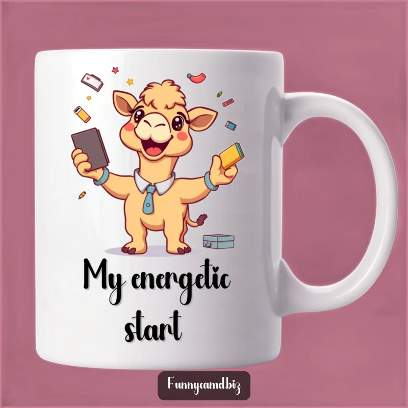 Funny Energizer Camel Mug: Hilarious Office Juggler, Perfect Funny Gift