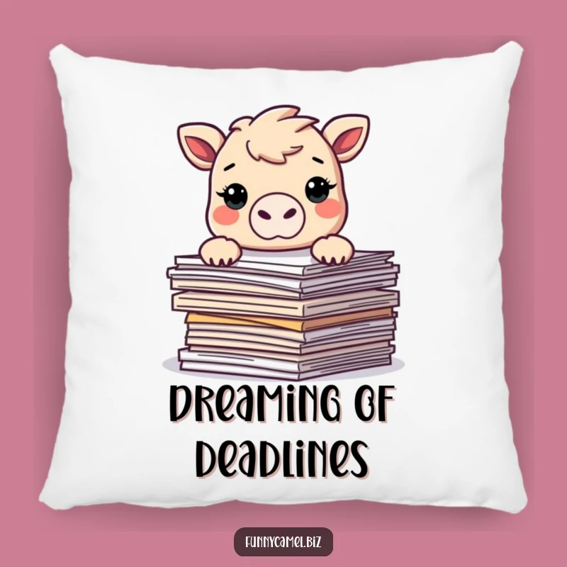 Cozy Funny Camel Pillow - Soft & Humorous Kawaii Decor for Any Room