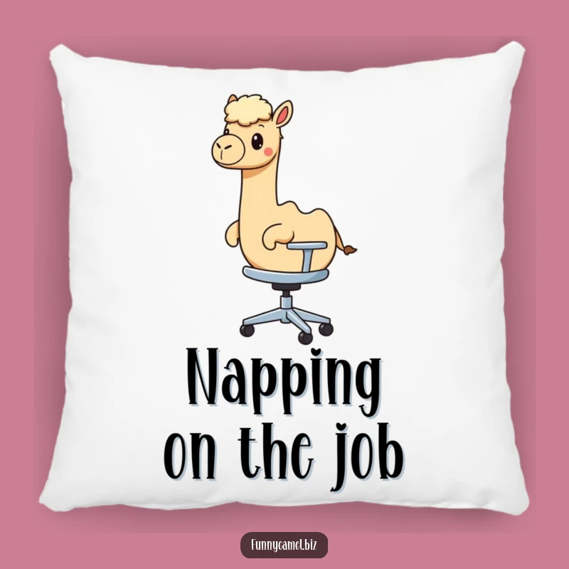Funny Camel Office Chair Pillow: Absurd Comfort Accent Gift