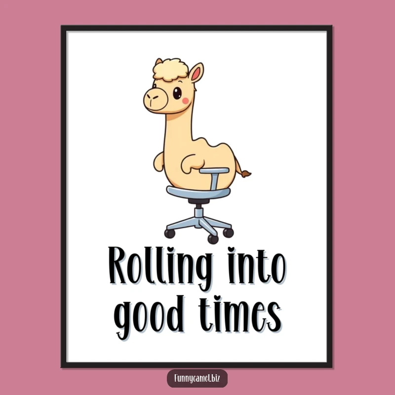 Free Printable Camel Chair Wall Art: Quirky Office Fun for Your Space