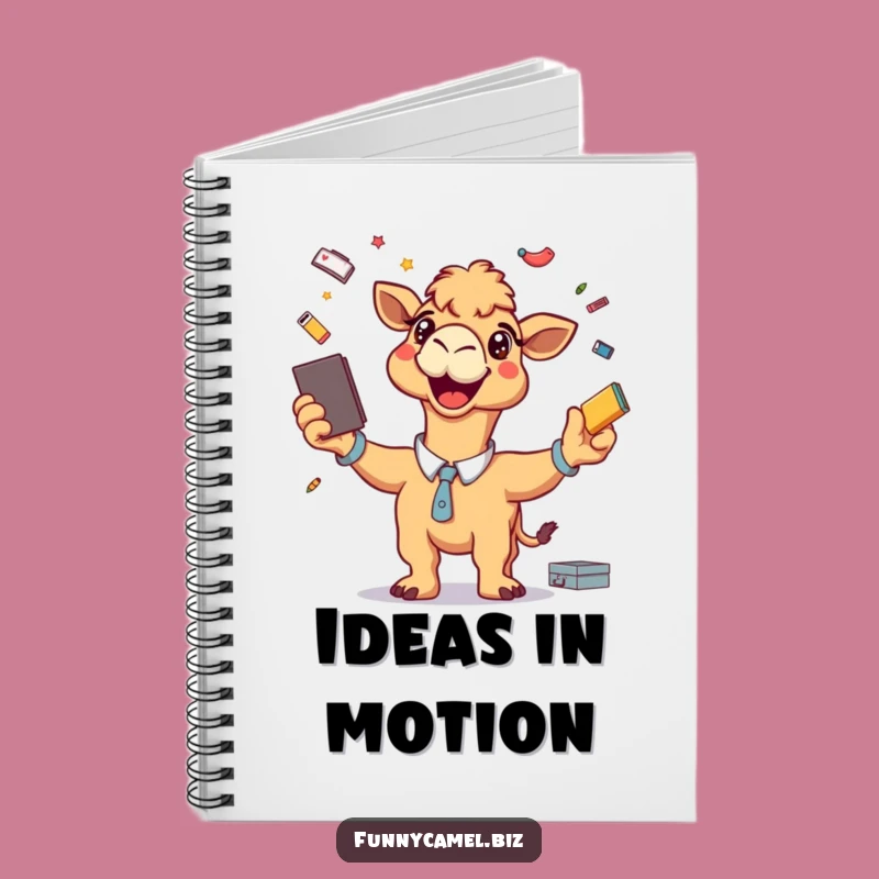 Funny Energetic Camel Notebook: Hilarious Task Manager, Perfect Funny Gift