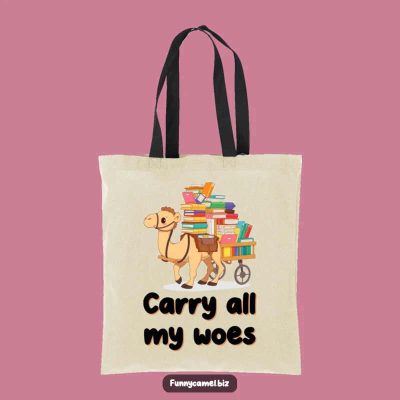 Funny Camel Document Cart Tote Bag: Stylish and Hilarious Carry-all, Perfect Funny Gift