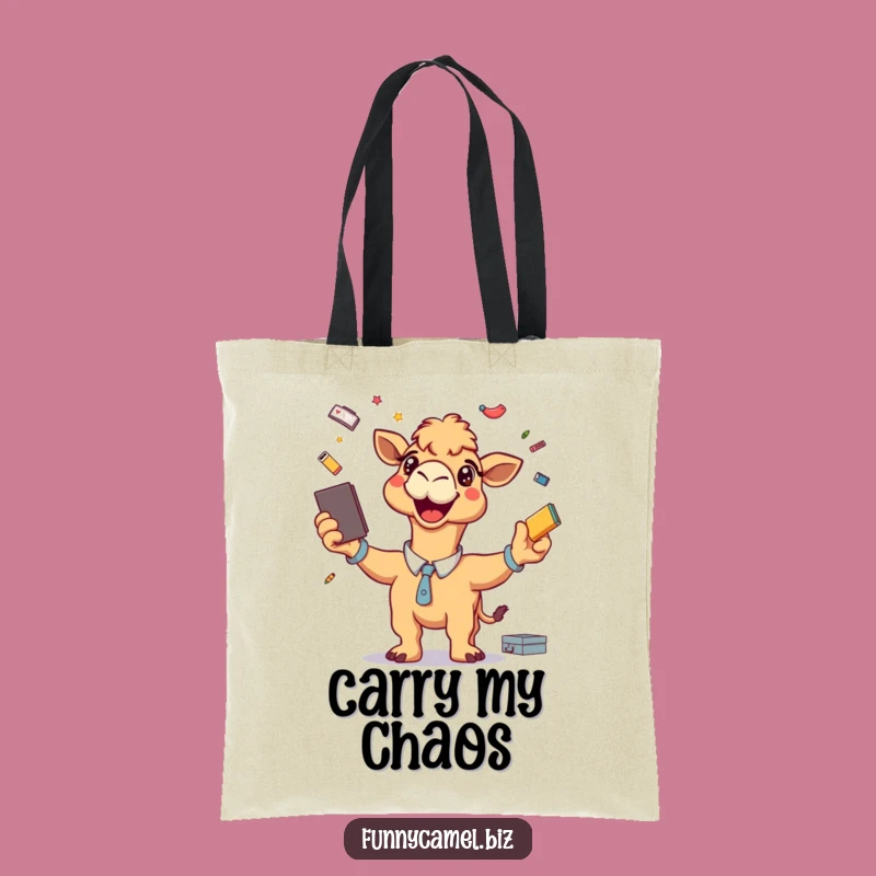 Funny Juggling Camel Tote Bag: Hilarious Office Accessory, Perfect Funny Gift